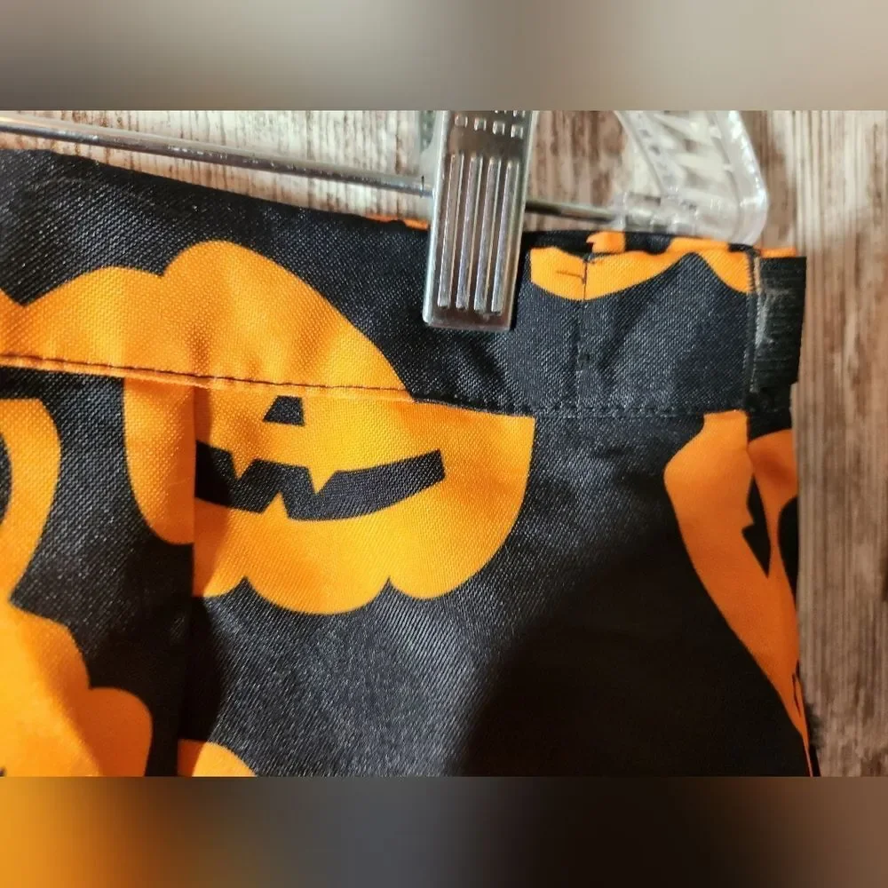 Spirit Halloween Pumpkin Suit - Black and Orange Jack-O-Lantern Big Boys